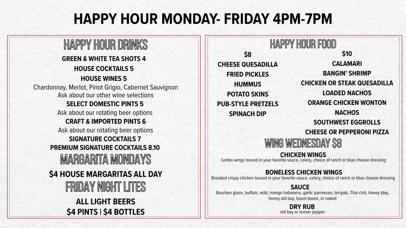 happy hour