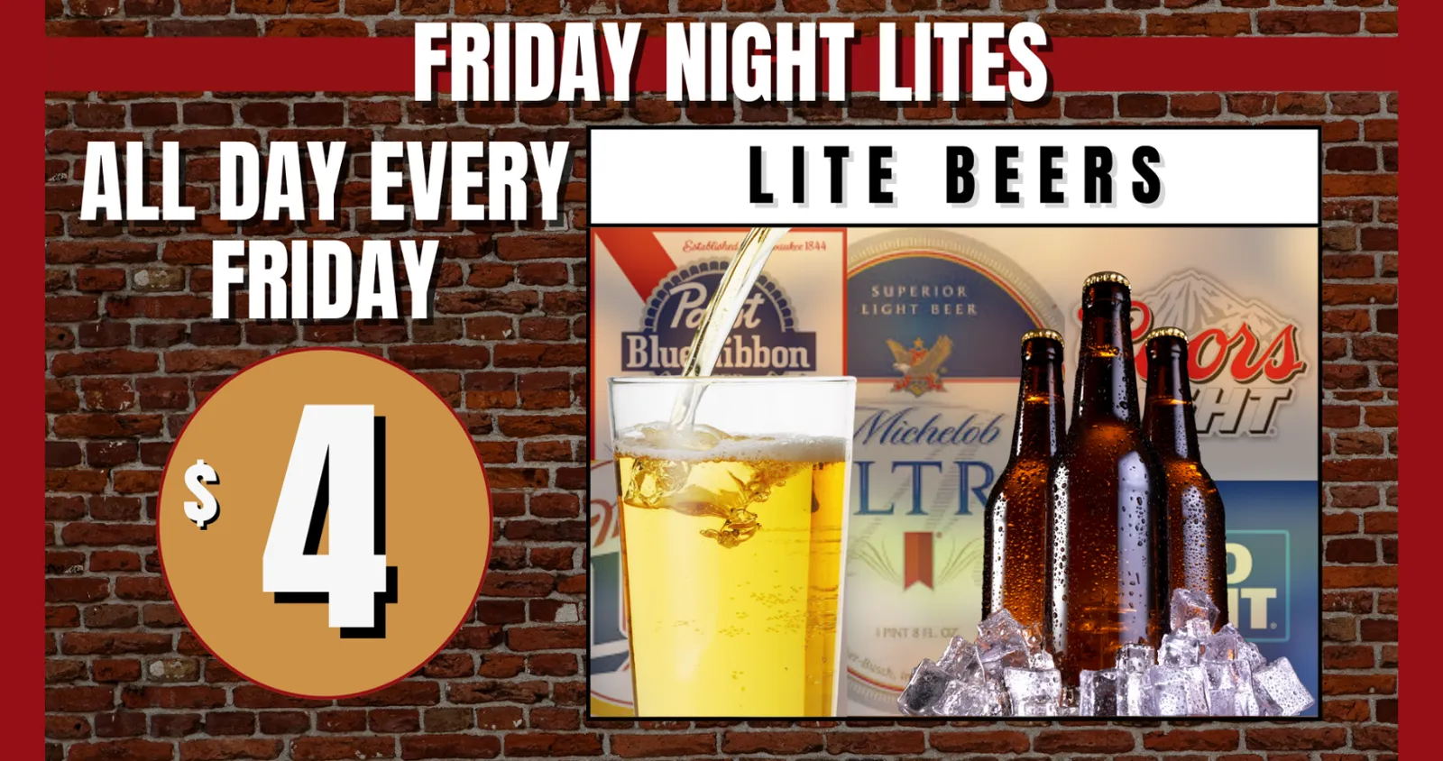 $4 Friday Night Pints
